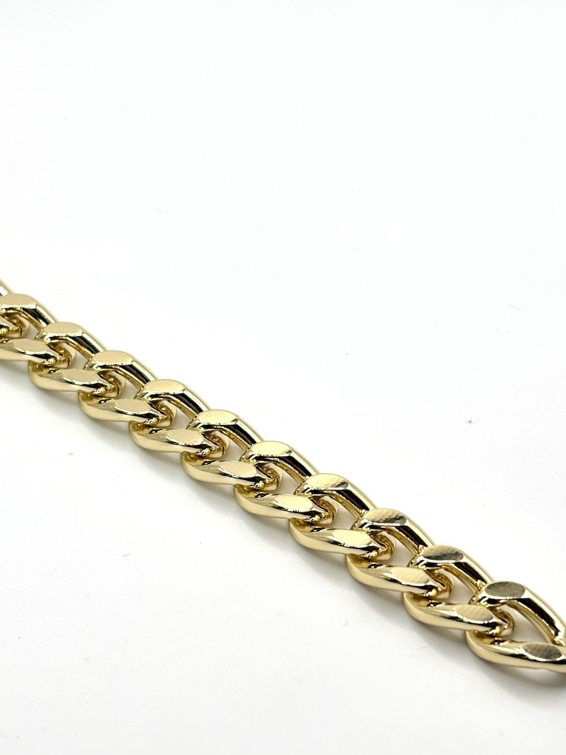 Catena alluminio piatta 1,5cm, COLORE: oro