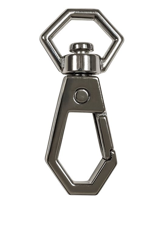 Moschettone anello esagonale 8mm