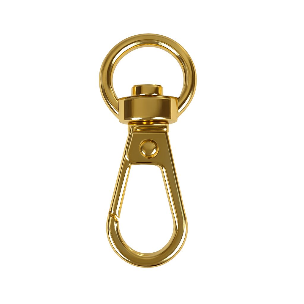 Moschettone per catena, colore: oro