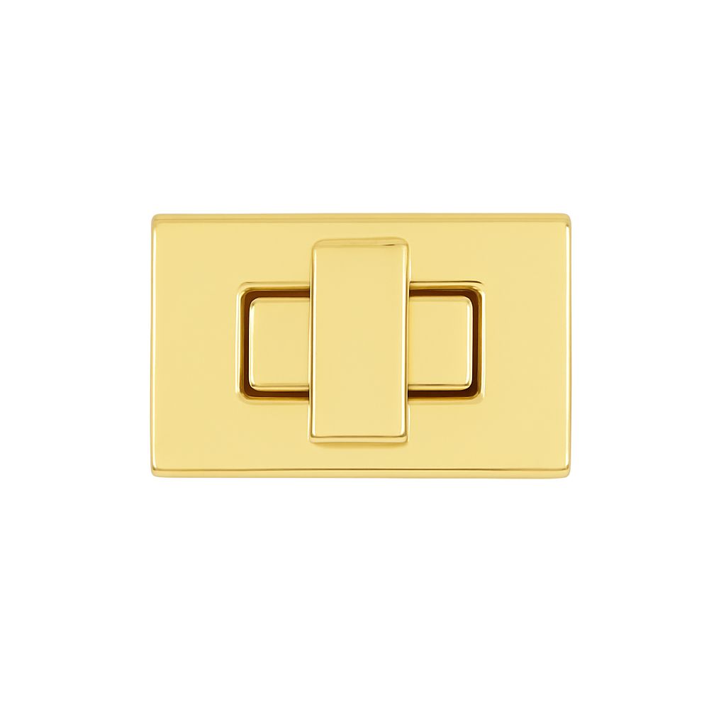 Chiusura girello rettangolare piccolo, colore: oro