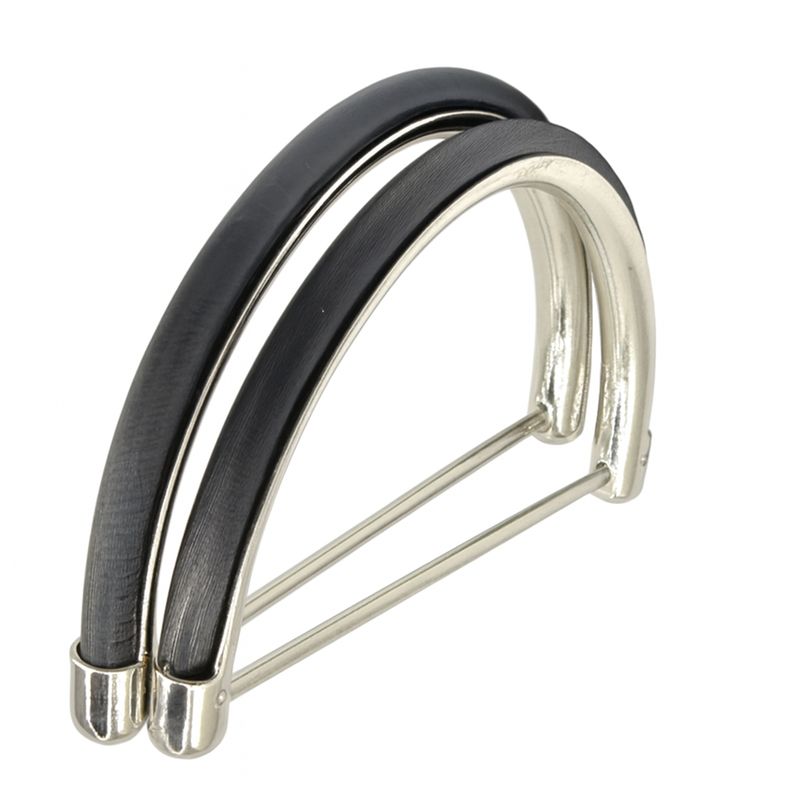 Manici metallico con pelle vari colori