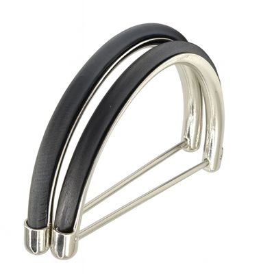 Manici metallico con pelle vari colori