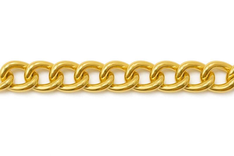 Catena in alluminio stondata 2,3cm