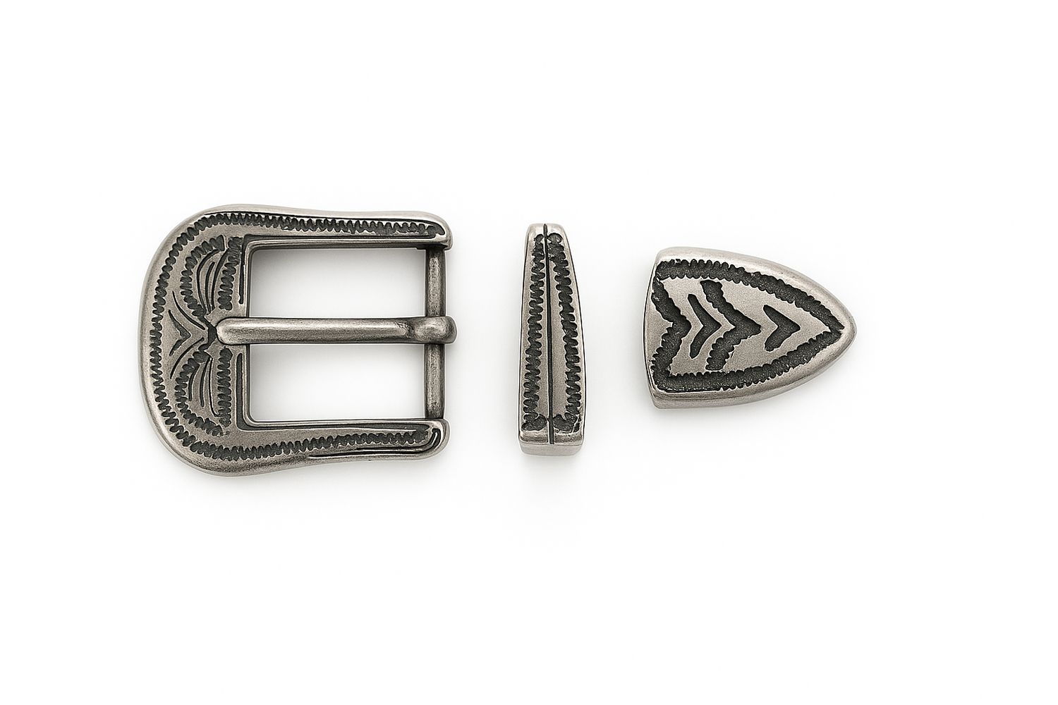 Fibbia con puntale 25mm