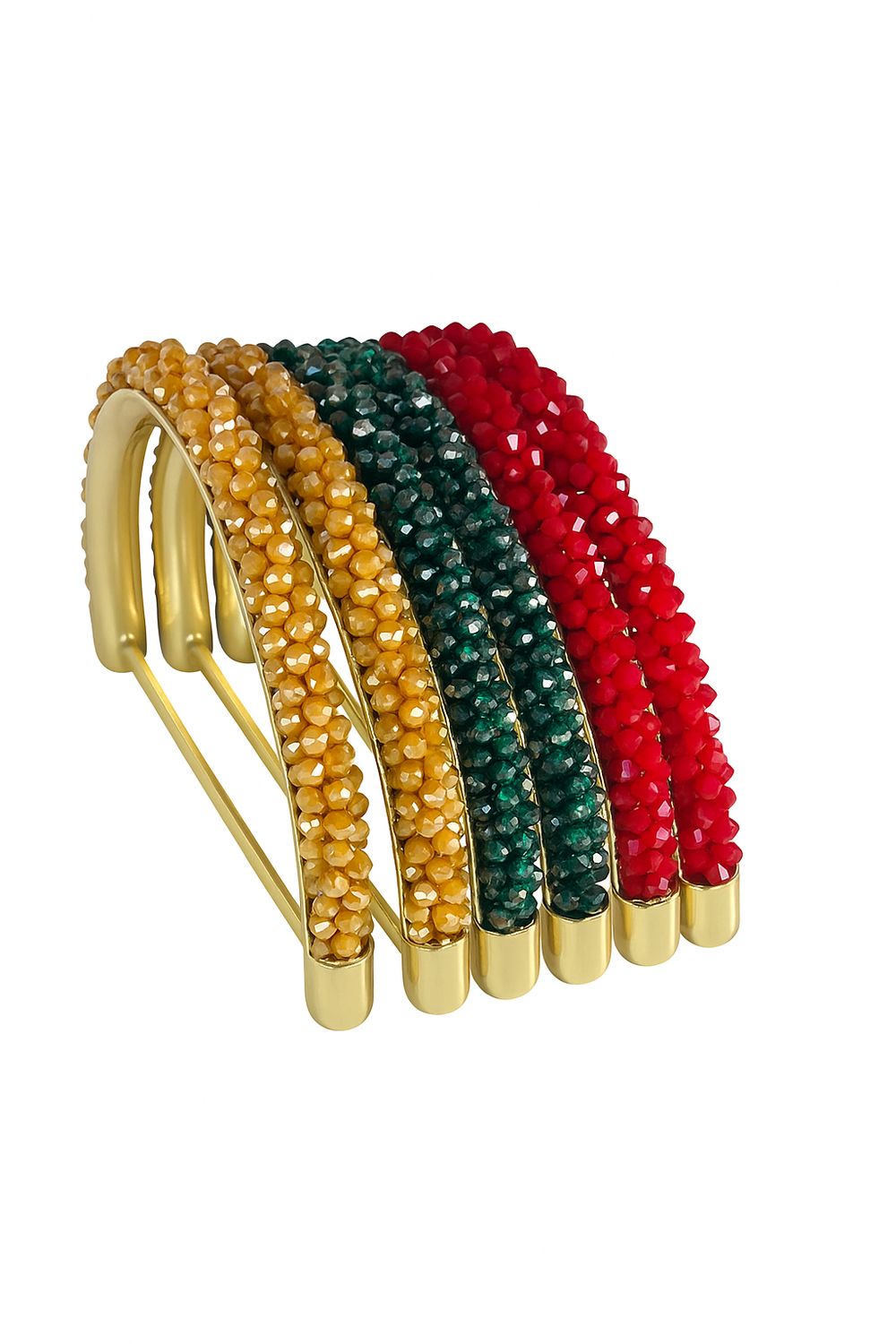 Tris manici con pietre 2