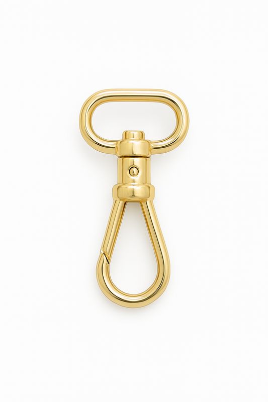 Moschettone oro 15mm p. Moschettone oro 15mm p.