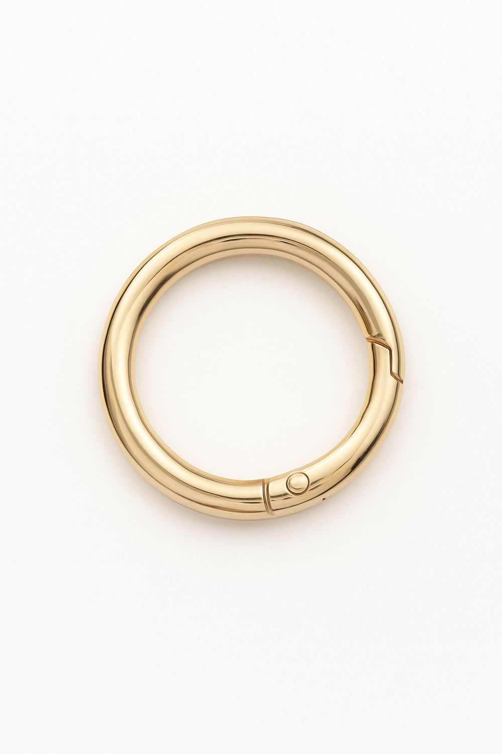 Anello moschettone 40mm, COLORE: oro