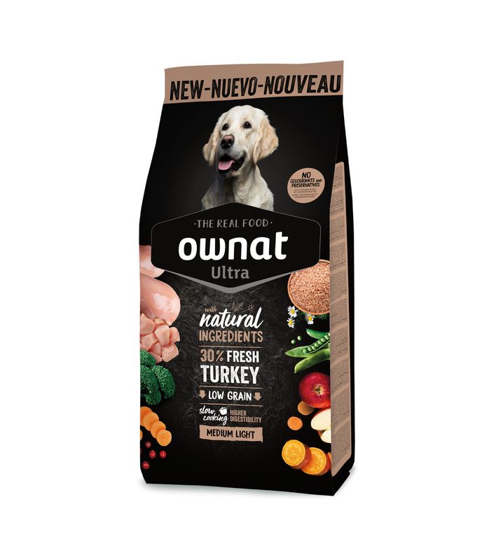 OWNAT ULTRA MEDIUM LIGHT (DOG) 3KG