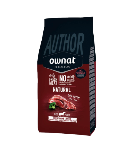 OWNAT AUTHOR FRESH LAMB & PORK (DOG) 3KG