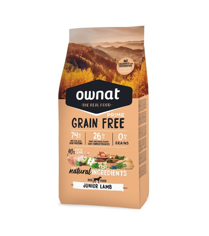 OWNAT GF PRIME JUNIOR LAMB (DOG) 3KG