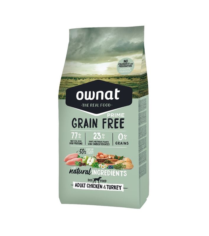 OWNAT GF PRIME ADULT CHICKEN&TURKEY (DOG) 3KG