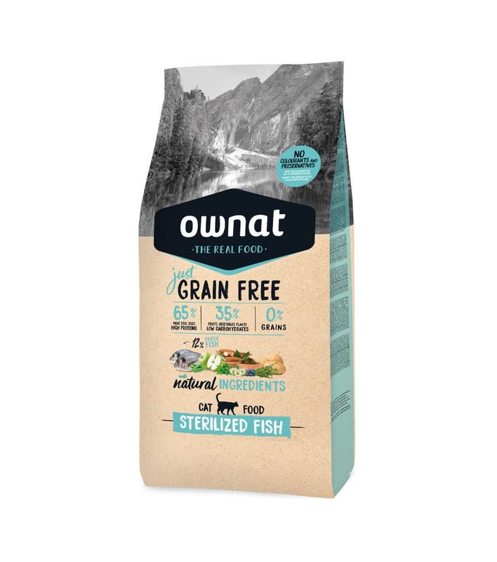 Ownat Gf Just Sterilized Fish (cat) 3kg