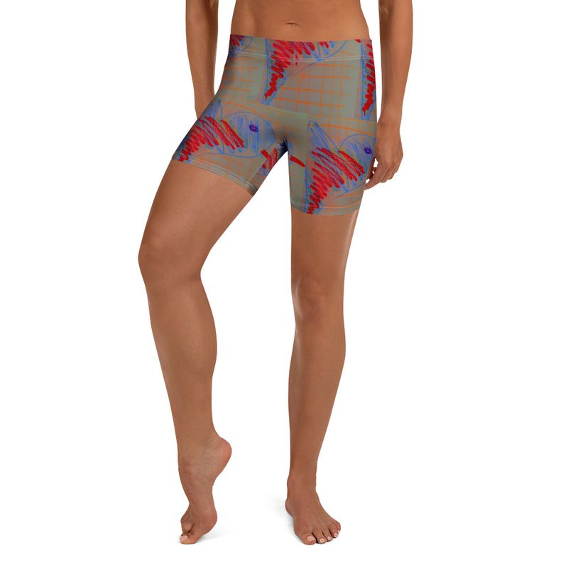 Hummingbird print Shorts