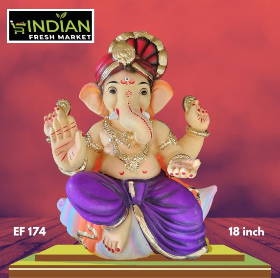 EF 174 - 18 Inch - Eco Friendly Shankh Ganesha
