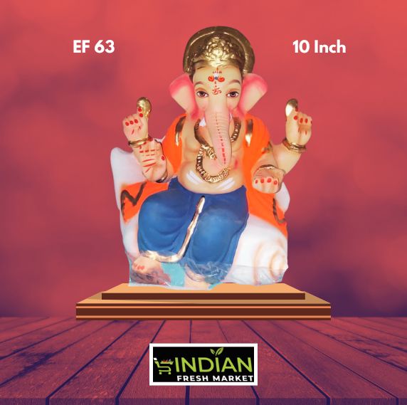 EF 63 - 10 Inch - Eco Friendly Shankh Ganesha