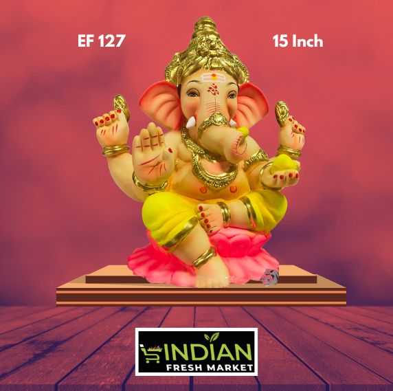 EF 127 - 15 Inch - Eco Friendly Lotus Ganesha
