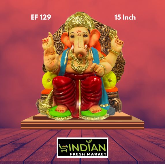 EF 129 - 15 Inch - Eco Friendly Lalbaugh Ganesha