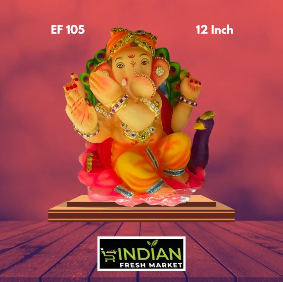 EF 105 - 12 Inch - Eco Friendly Ganesha Diamond Work