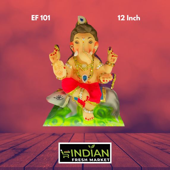EF 101- 12 Inch - Eco Friendly Ganesha Diamond Work