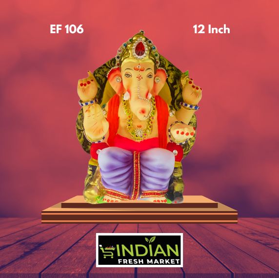 EF 106 - 12 Inch - Eco Friendly Ganesha Diamond Work