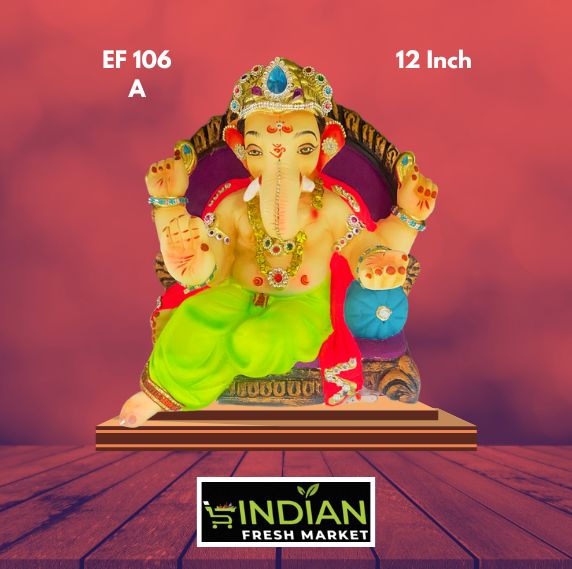 EF 106(A) - 12 Inch - Eco Friendly Ganesha Diamond Work