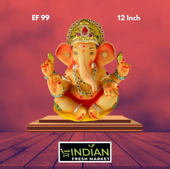 EF 99 - 12 Inch - Eco Friendly Ganesha Diamond Work