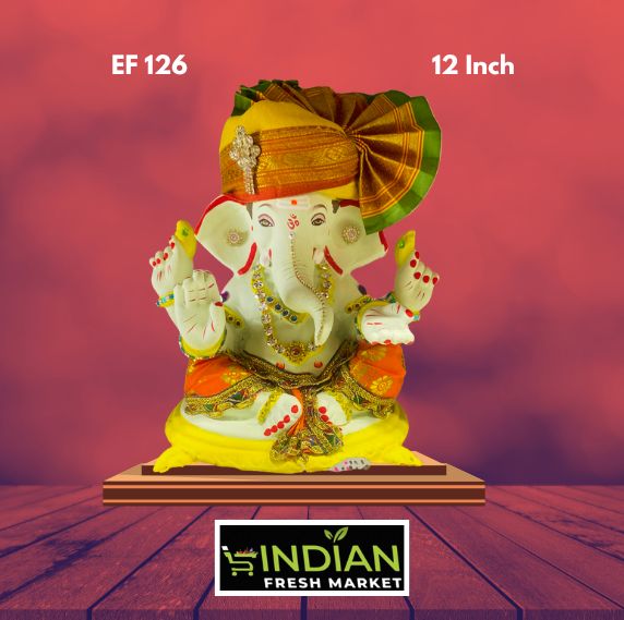 EP 126 - 12 Inch - Eco Friendly Ganesha Cloth + Diamond Work