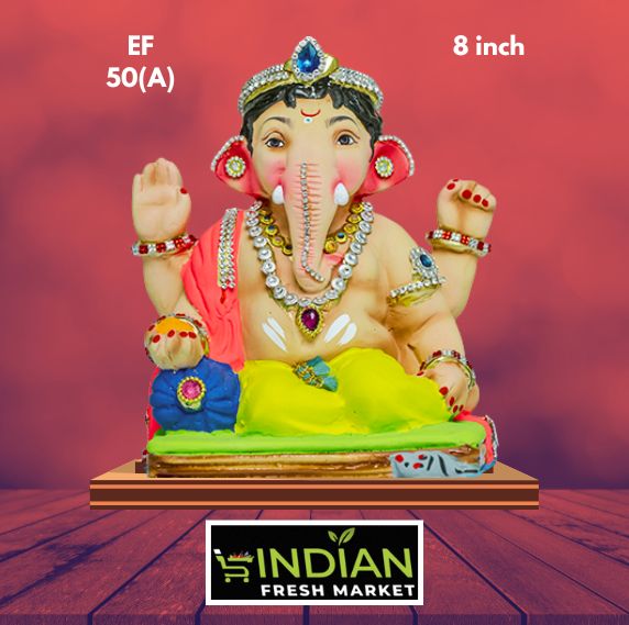 EF 50 (A) - 8 Inch - Eco Friendly Ganesha Diamond Work