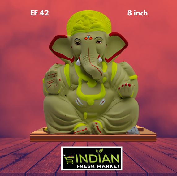 EF 42 - 8(Inch) - Eco Friendly Ganesha Yellow