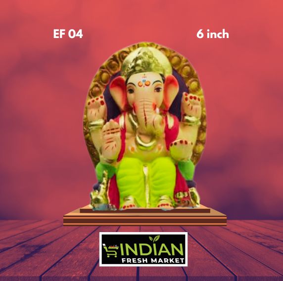 EF 04 - 6 Inch - Eco Friendly Lalbaugh Ganesha