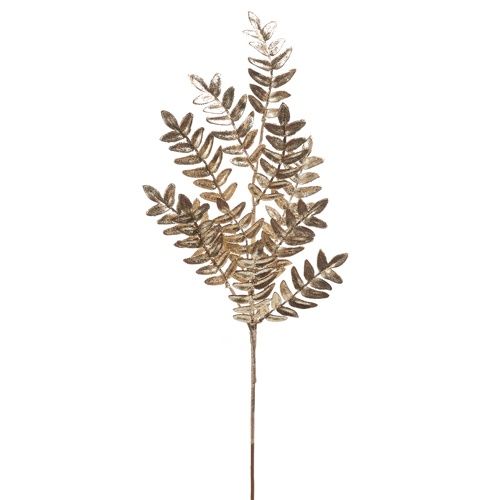 26" Gold Fern Leaf Spray