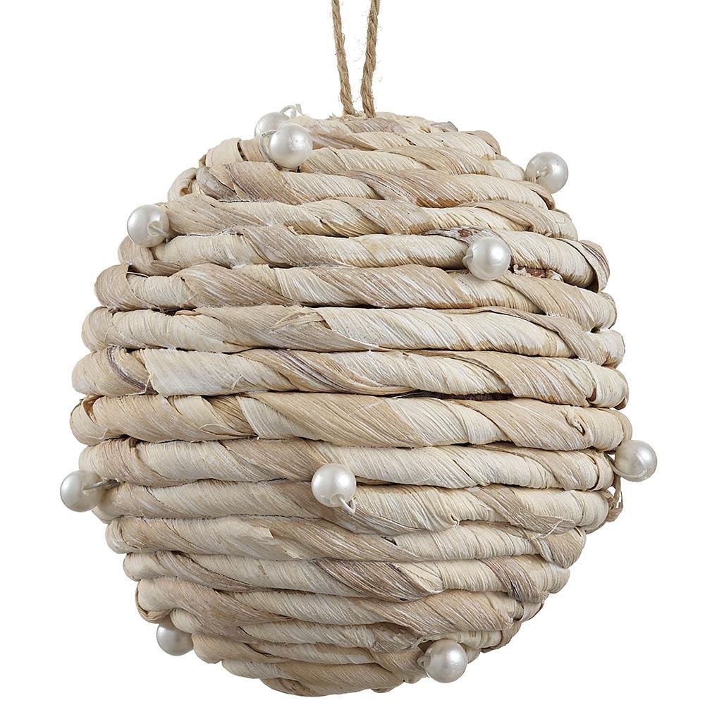4" Pearl Husk Ornament