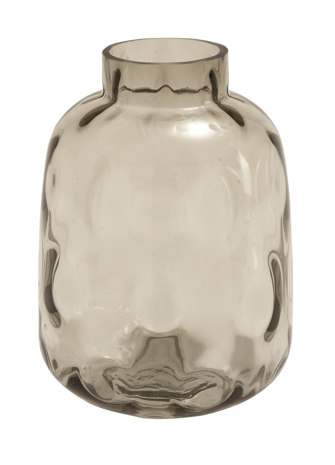 GLASS VASE 8"W, 11"H