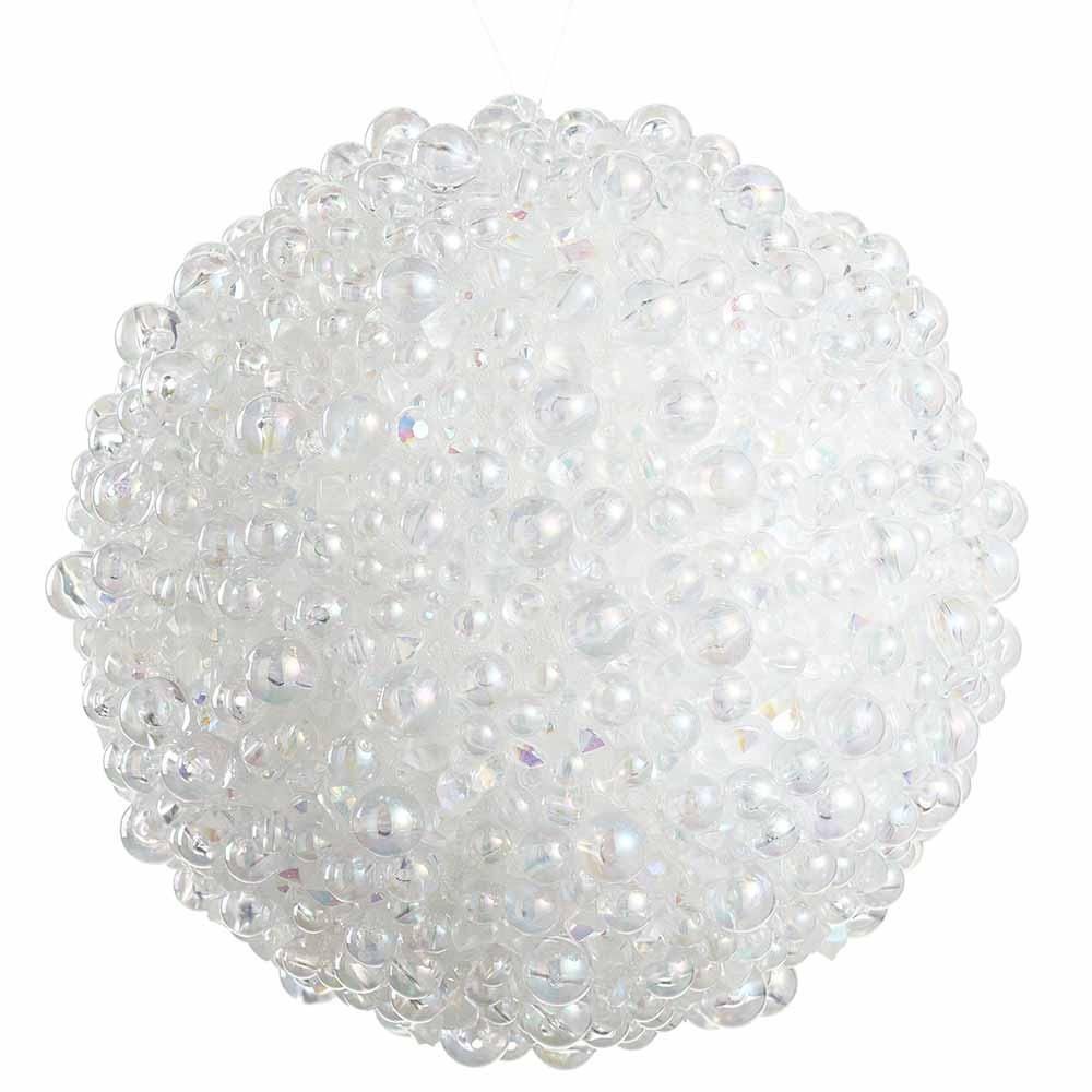 5.5" Beaded Ball Ornament