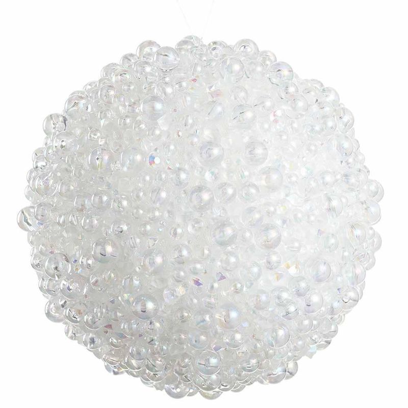 5.5" Beaded Ball Ornament