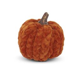 2.75" Rust Orange Braided Filler Pumpkin
