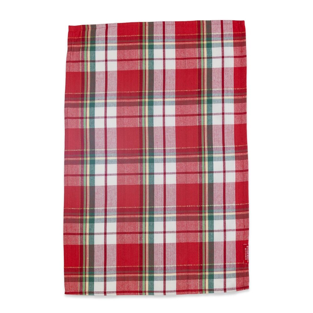 Tea Towel Holiday Plaid