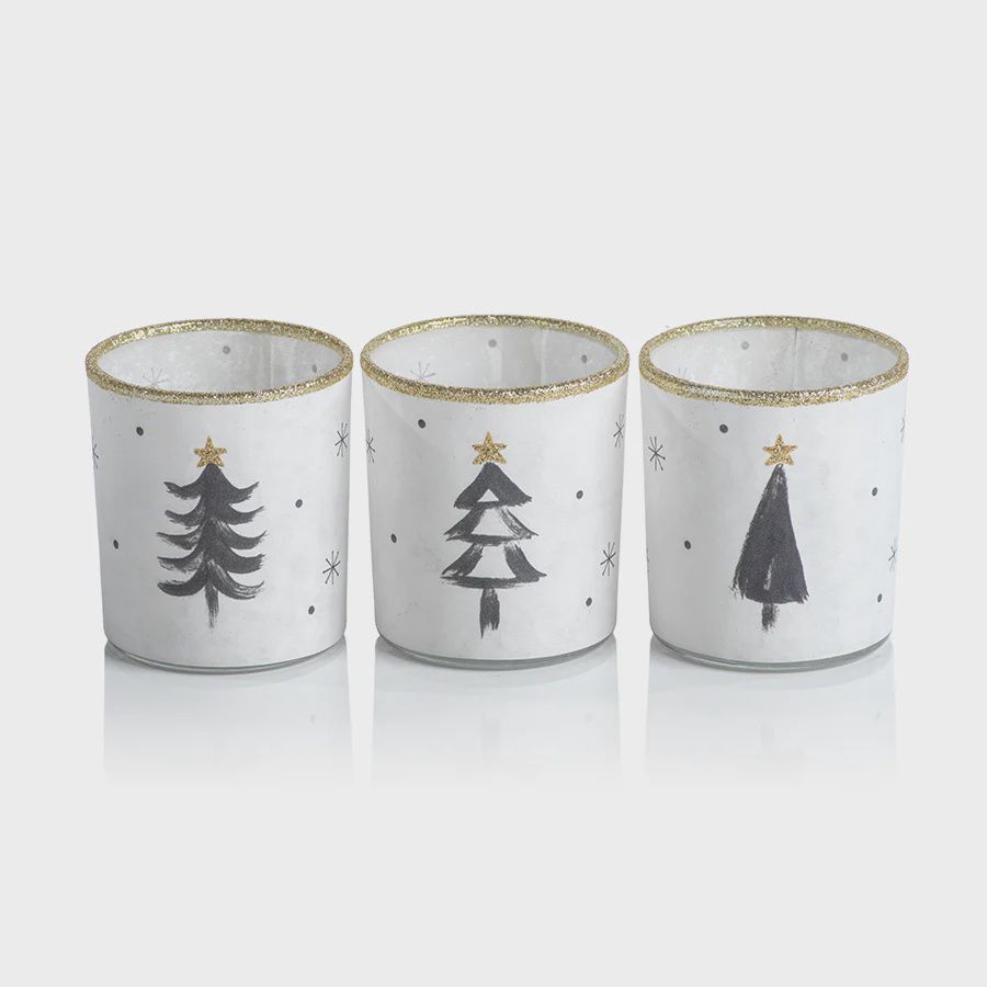Tree Glass Tealight Holder