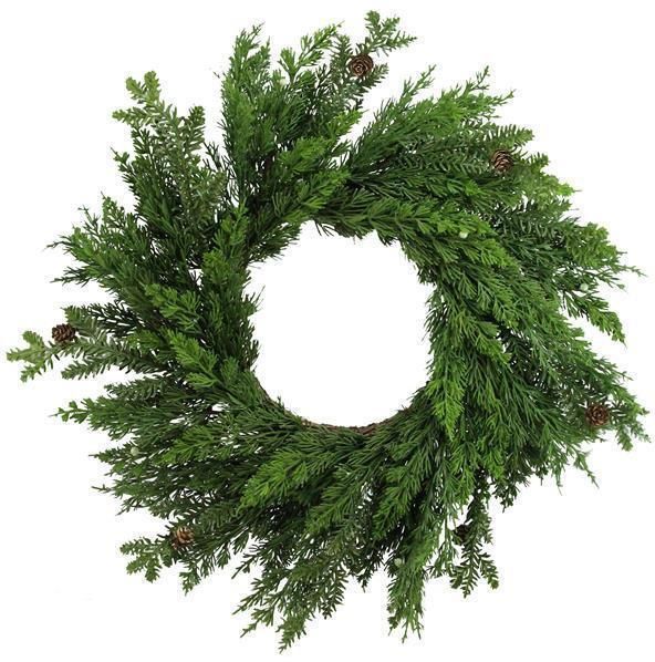 24"JUNIPER/ARBORVITAE FIR WREATH