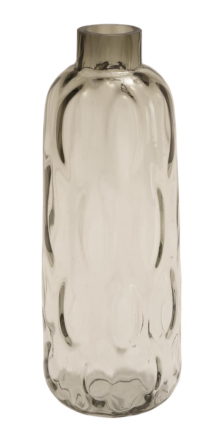 GLASS VASE 7"W, 17"H