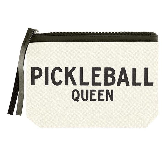 Hold Everything - Canvas Pouch - Pickleball Queen