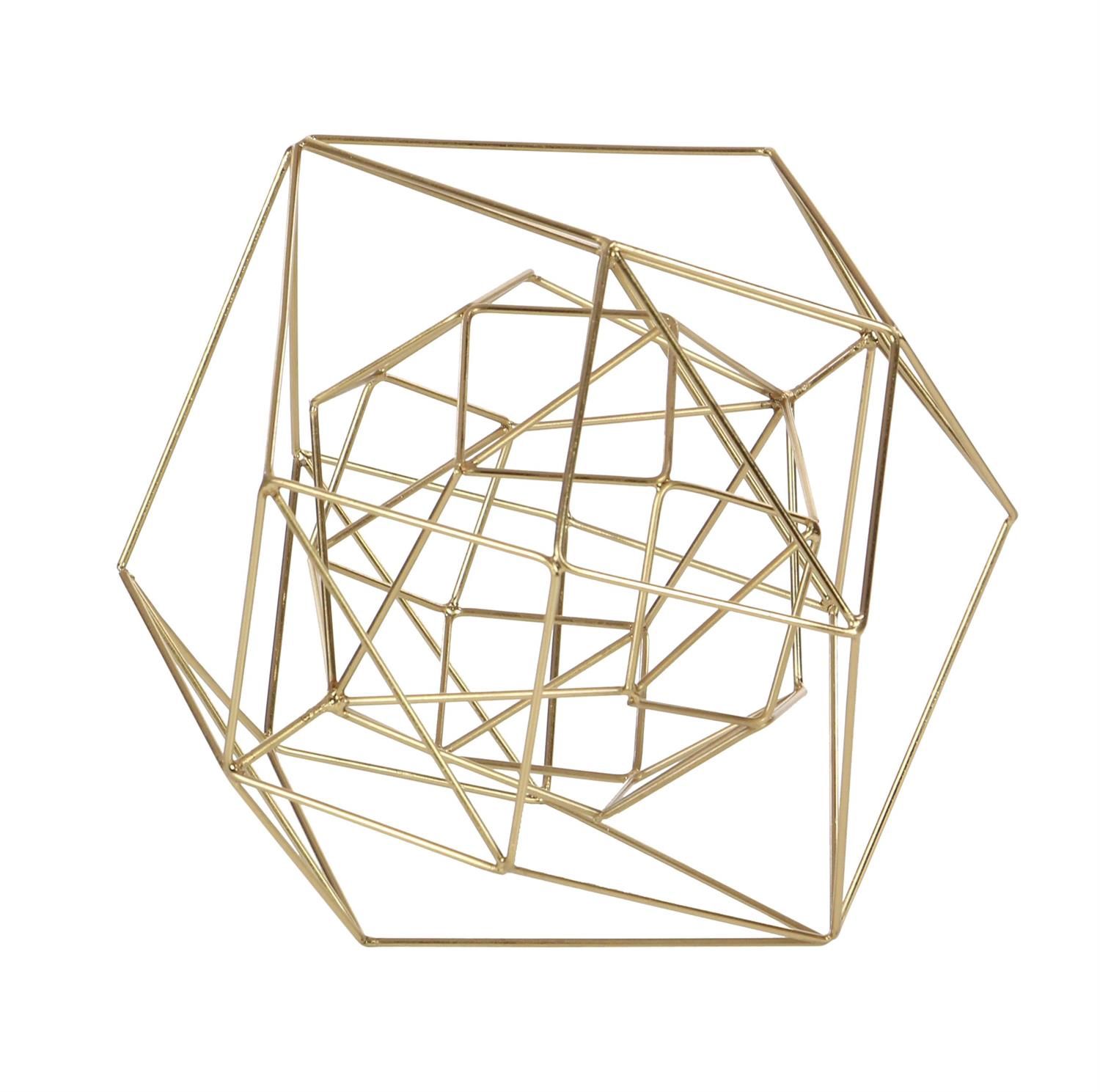 Gold Metal Sculpture