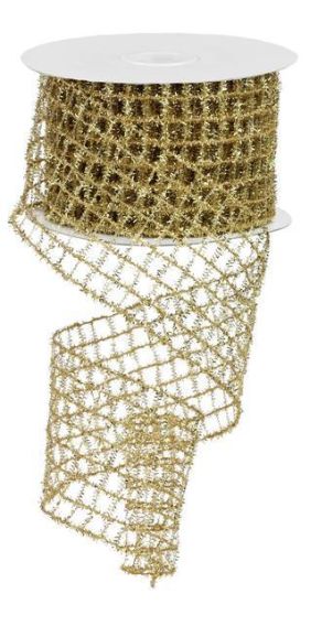 2.75"x10ydtinsel gold