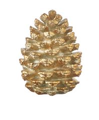 9" Gold Pinecone-Md