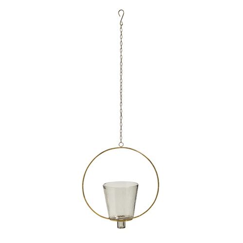 12"Gold Hanging Candle Holder