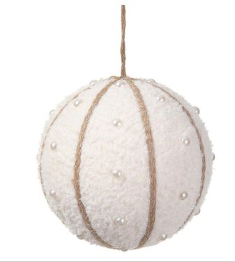 8.5" Glitter Fleece Ball
