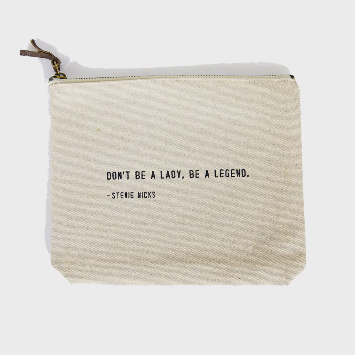 Stevie Nicks Canvas Zip Bag