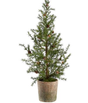 39"Pine Tree w/Cone in MG