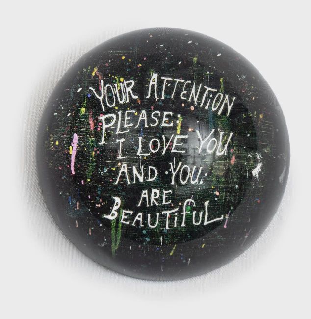 Your Attention Please Paperweight
