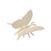 Aluminum Butterfly Ivory 7.5"